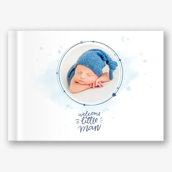 Szablon fotoksiążki dla noworodka