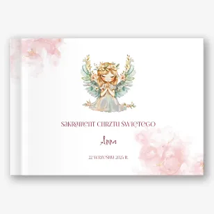 Szablon fotoksiążki "sakrament chrztu"