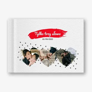 Szablon fotoksiążki dla zakochanych