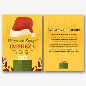 Szablon kartki świątecznej