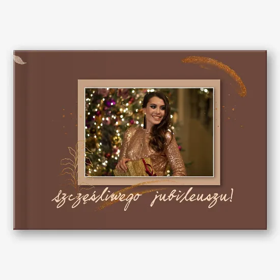 Szablon jubileuszowej fotoksiążki