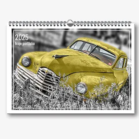 Szablon kalendarza ściennego-portfolio