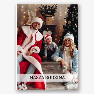 Szablon noworocznej fotoksiążki