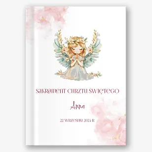 Szablon fotoksiążki "sakrament chrztu"