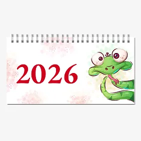 Szablon kalendarza rodzinnego węża