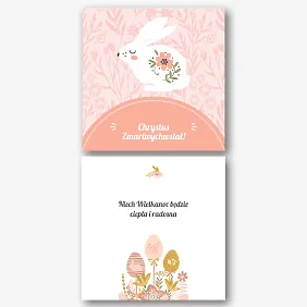 Szablon kartki Wielkanocnej