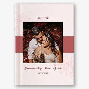 Szablon fotoksiążki ślubnej