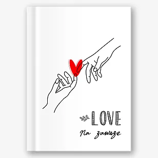 Szablon fotoksiążki dla zakochanych