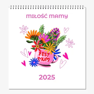Szablon kalendarza "miłość mamy"