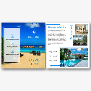 Szablon broszury sieci hotelowej