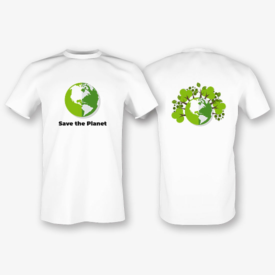 Wzór koszulki ekologa