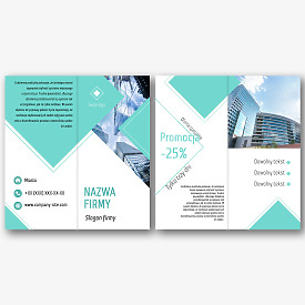 Szablon broszury firmy zajmującej się nieruchomościami