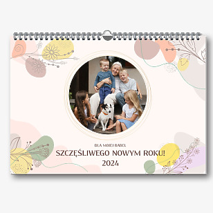 Szablon kalendarza ze zdjęciami rodzinnymi